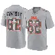 ＃62 Youth Elijah Chatman Gray Game Cleveland Browns Atmosphere Fashion Jersey