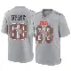 ＃63 Men's Jeremiah Byers Gray Game Cleveland Browns Atmosphere Fashion Jersey
