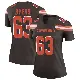＃63 Women's Jeremiah Byers Brown Legend Cleveland Browns Jersey