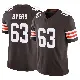＃63 Youth Jeremiah Byers Brown Limited Cleveland Browns Vapor F.U.S.E. Jersey