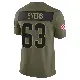 ＃63 Youth Jeremiah Byers Olive Limited Cleveland Browns 2025 Salute to Service Jersey