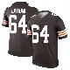 ＃64 Men's Brady Latham Brown Legend Cleveland Browns Jersey