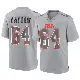 ＃64 Men's Brady Latham Gray Game Cleveland Browns Atmosphere Fashion Jersey