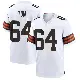 ＃64 Men's Cameron Tom White Game Cleveland Browns Jersey