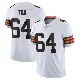 ＃64 Men's Cameron Tom White Limited Cleveland Browns Vapor Untouchable Jersey