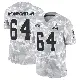 ＃64 Men's Thayer Munford Jr. Arctic Camo Limited Cleveland Browns 2024 Salute to Service Jersey
