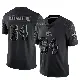 ＃64 Men's Thayer Munford Jr. Black Limited Cleveland Browns Reflective Jersey