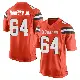 ＃64 Men's Thayer Munford Jr. Orange Game Cleveland Browns Alternate Jersey
