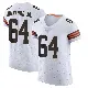 ＃64 Men's Thayer Munford Jr. White Elite Cleveland Browns Vapor Jersey