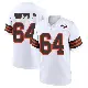 ＃64 Men's Thayer Munford Jr. White Game Cleveland Browns 1946 Collection Alternate Jersey