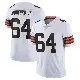 ＃64 Men's Thayer Munford Jr. White Limited Cleveland Browns Vapor Untouchable Jersey