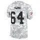 ＃64 Men's Tyreak Sapp Arctic Camo Limited Cleveland Browns 2024 Salute to Service Jersey