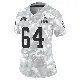 ＃64 Women's Brady Latham Arctic Camo Limited Cleveland Browns 2024 Salute to Service Jersey