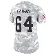 ＃64 Women's Brady Latham Arctic Camo Limited Cleveland Browns 2024 Salute to Service Jersey
