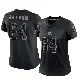 ＃64 Women's Brady Latham Black Limited Cleveland Browns Reflective Jersey