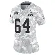 ＃64 Women's Cameron Tom Arctic Camo Limited Cleveland Browns 2024 Salute to Service Jersey