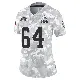 ＃64 Women's Tyreak Sapp Arctic Camo Limited Cleveland Browns 2024 Salute to Service Jersey