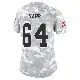 ＃64 Women's Tyreak Sapp Arctic Camo Limited Cleveland Browns 2024 Salute to Service Jersey
