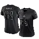 ＃64 Women's Tyreak Sapp Black Limited Cleveland Browns Reflective Jersey