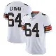＃64 Youth Brady Latham White Limited Cleveland Browns Vapor Untouchable Jersey