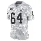 ＃64 Youth Cameron Tom Arctic Camo Limited Cleveland Browns 2024 Salute to Service Jersey