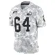＃64 Youth Tyreak Sapp Arctic Camo Limited Cleveland Browns 2024 Salute to Service Jersey