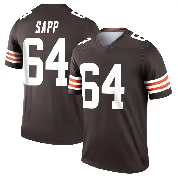 ＃64 Youth Tyreak Sapp Brown Legend Cleveland Browns Jersey