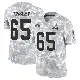 ＃65 Men's Dartanyan Tinsley Arctic Camo Limited Cleveland Browns 2024 Salute to Service Jersey