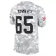 ＃65 Men's Dartanyan Tinsley Arctic Camo Limited Cleveland Browns 2024 Salute to Service Jersey