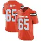 ＃65 Men's Dartanyan Tinsley Orange Limited Cleveland Browns Alternate Vapor Untouchable Jersey