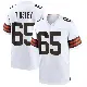 ＃65 Men's Dartanyan Tinsley White Game Cleveland Browns Jersey