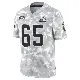 ＃65 Men's Kingsley Eguakun Arctic Camo Limited Cleveland Browns 2024 Salute to Service Jersey