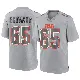 ＃65 Men's Kingsley Eguakun Gray Game Cleveland Browns Atmosphere Fashion Jersey