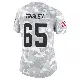 ＃65 Women's Dartanyan Tinsley Arctic Camo Limited Cleveland Browns 2024 Salute to Service Jersey
