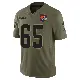 ＃65 Youth Dartanyan Tinsley Olive Limited Cleveland Browns 2025 Salute to Service Jersey