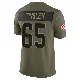 ＃65 Youth Dartanyan Tinsley Olive Limited Cleveland Browns 2025 Salute to Service Jersey