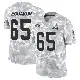 ＃65 Youth Kingsley Eguakun Arctic Camo Limited Cleveland Browns 2024 Salute to Service Jersey