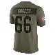 ＃66 Men's Bernard Gooden Olive Limited Cleveland Browns 2025 Salute to Service Jersey