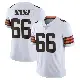 ＃66 Men's Bernard Gooden White Limited Cleveland Browns Vapor Untouchable Jersey