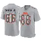 ＃66 Men's Keith Cooper Jr. Gray Game Cleveland Browns Atmosphere Fashion Jersey