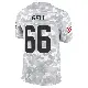 ＃66 Men's Travis Bell Arctic Camo Limited Cleveland Browns 2024 Salute to Service Jersey