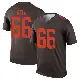 ＃66 Men's Travis Bell Brown Legend Cleveland Browns Alternate Jersey