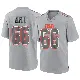 ＃66 Men's Travis Bell Gray Game Cleveland Browns Atmosphere Fashion Jersey