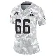 ＃66 Women's Bernard Gooden Arctic Camo Limited Cleveland Browns 2024 Salute to Service Jersey