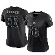 ＃66 Women's Bernard Gooden Black Limited Cleveland Browns Reflective Jersey