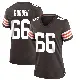 ＃66 Women's Bernard Gooden Brown Game Cleveland Browns Team Color Jersey