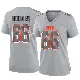 ＃66 Women's Bernard Gooden Gray Game Cleveland Browns Atmosphere Fashion Jersey