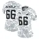 ＃66 Women's Keith Cooper Jr. Arctic Camo Limited Cleveland Browns 2024 Salute to Service Jersey