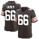 ＃66 Youth Bernard Gooden Brown Game Cleveland Browns Team Color Jersey