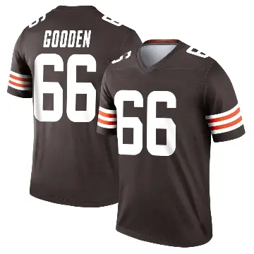 ＃66 Youth Bernard Gooden Brown Legend Cleveland Browns Jersey